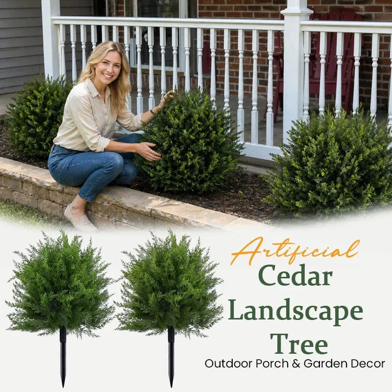 🔥 Last Day Sale Price | Artificial Cedar Landscape Tree – Porch & Garden Decor