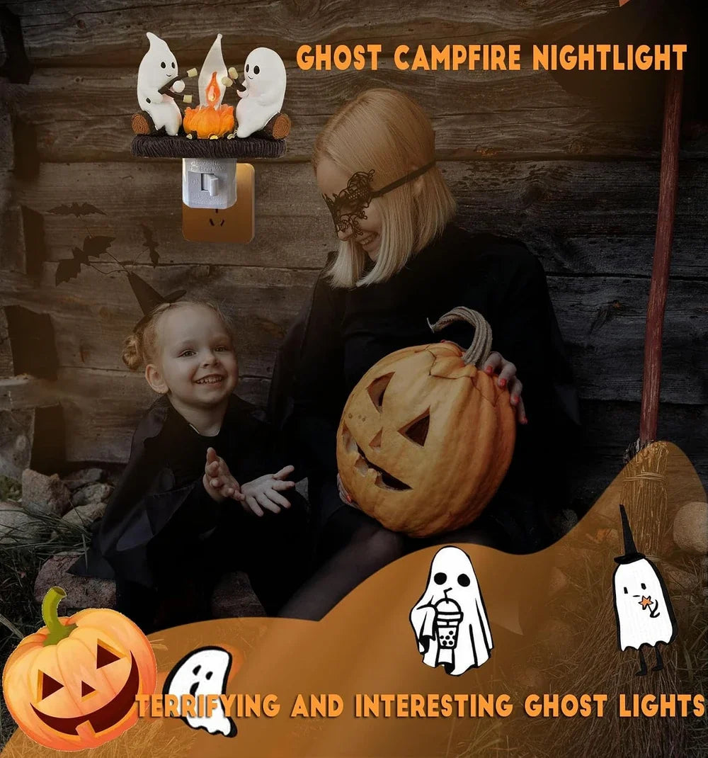 2026 ghost campfire flickering nightlight✨🔥👻
