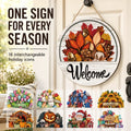 16 Pcs Interchangeable Welcome Sign for Front Door