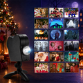 🎃🎄 2-in-1 Holiday Window Projector – 12 Animated Halloween & Christmas Movies