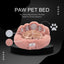 Pfoten&Nasen™Comfy Bear Paw Dog Bed