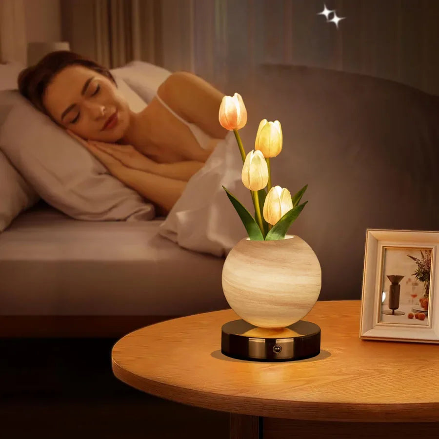 Rechargeable Tulip Ambient Lamp