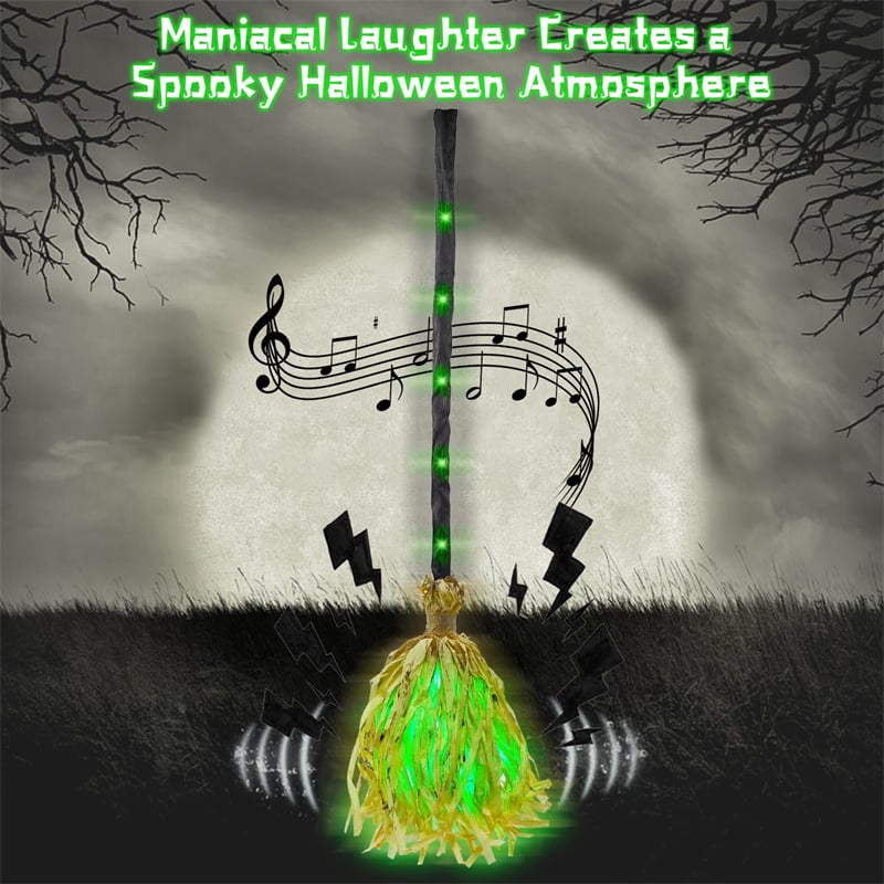 🧹👻 49% OFF! Floating Witch’s Broom – Dancing Haunted Halloween Decor 🎃 | Buy 2 & Get FREE Shipping 📦