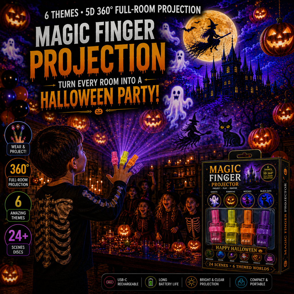 𝐁𝐢𝐥𝐥𝐡𝐨𝐥® 𝟐𝟎𝟐𝟔 𝐇𝐚𝐥𝐥𝐨𝐰𝐞𝐞𝐧 𝐌𝐚𝐠𝐢𝐜 𝐅𝐢𝐧𝐠𝐞𝐫 𝐏𝐫𝐨𝐣𝐞𝐜𝐭𝐨𝐫 👀 𝟐𝟒+ 𝐒𝐩𝐨𝐨𝐤𝐲 𝐒𝐜𝐞𝐧𝐞𝐬 𝐀𝐜𝐫𝐨𝐬𝐬 𝟔 𝐈𝐦𝐦𝐞𝐫𝐬𝐢𝐯𝐞 𝐖𝐨𝐫𝐥𝐝𝐬 | 𝐋𝐢𝐦𝐢𝐭𝐞𝐝 𝐄𝐝𝐢𝐭𝐢𝐨𝐧