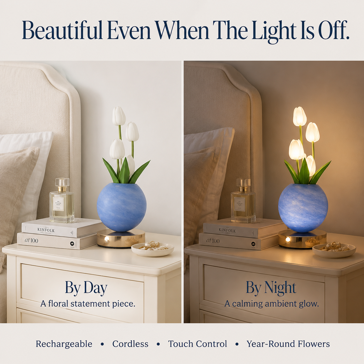 Rechargeable Tulip Ambient Lamp