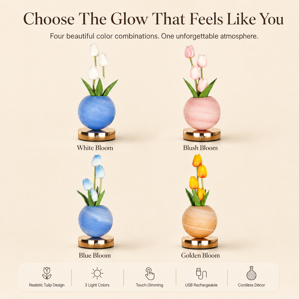 Rechargeable Tulip Ambient Lamp